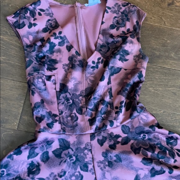 Bar III Sleeveless Fit & Flare Dress Floral  Sz S - Picture 2 of 2